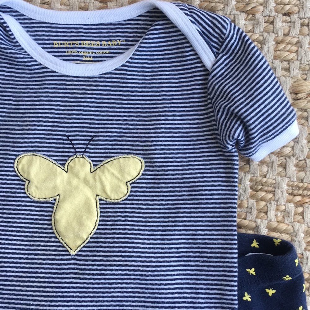 Burts Bees baby pjs